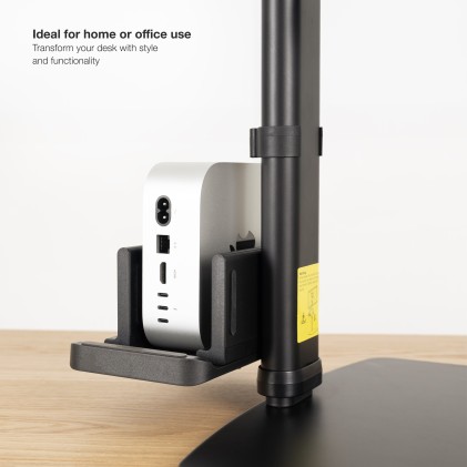 TooQ DB1128TN-B Supporti a parete per TV 68,6 cm (27") Scrivania Nero