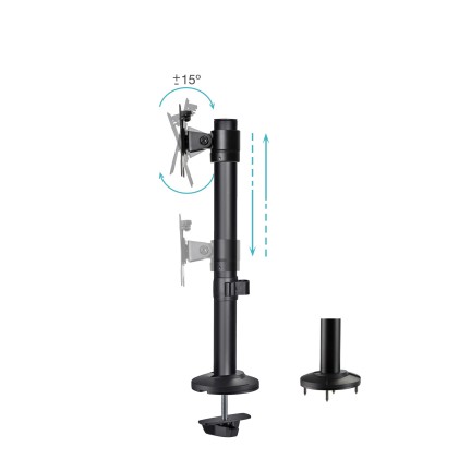 TooQ DB1131TN-B Supporti a parete per TV 81,3 cm (32") Scrivania Nero