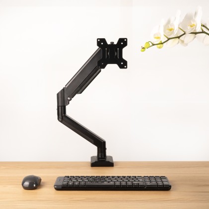 TooQ DB1334TNR-B Supporti a parete per TV 86,4 cm (34") Scrivania Nero