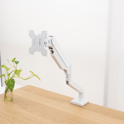 TooQ DB1334TNR-W Supporti a parete per TV 86,4 cm (34") Scrivania Bianco