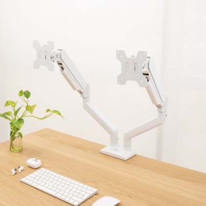 TooQ DB1434TNR-W Supporti a parete per TV 86,4 cm (34") Scrivania Bianco