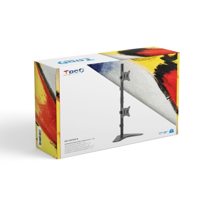 TooQ DB1703TNV-B supporto da tavolo per Tv a schermo piatto 81,3 cm (32") Libera installazione Nero