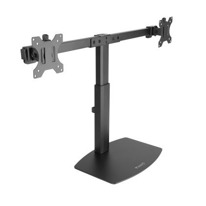 TooQ DB1727TN-B supporto da tavolo per Tv a schermo piatto 68,6 cm (27") Libera installazione Nero