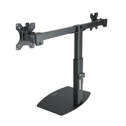 TooQ DB1727TN-B supporto da tavolo per Tv a schermo piatto 68,6 cm (27") Libera installazione Nero