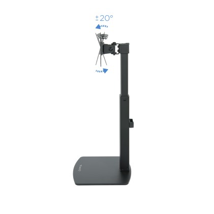TooQ DB1732TN-B supporto da tavolo per Tv a schermo piatto 81,3 cm (32") Libera installazione Nero
