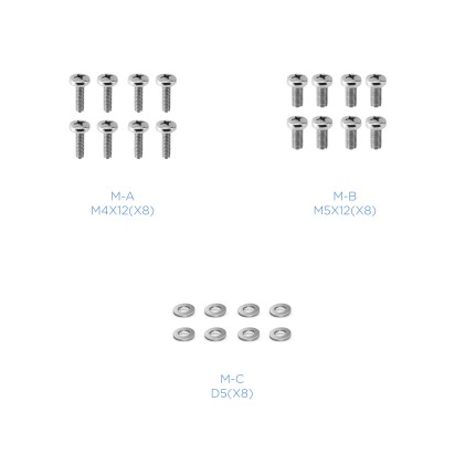 Tooq Supporto da Tavolo Girevole con 2 Bracci 17-32" - Colore Bianco