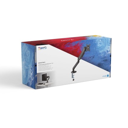 TooQ DB5032TNR-B supporto da tavolo per Tv a schermo piatto 81,3 cm (32") Nero Scrivania