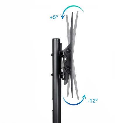 TooQ Ramsés 177,8 cm (70") Nero