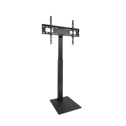 Supporto da pavimento Tooq Mirage con regolazione dell'altezza per schermi da 37"-70" - Nero