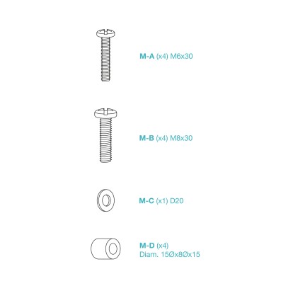 TooQ LP1030F-B Supporto TV a parete 190,5 cm (75") Nero