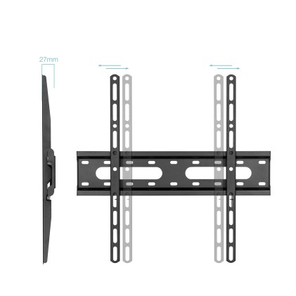 TooQ LP1072F-B Supporto TV a parete 177,8 cm (70") Nero