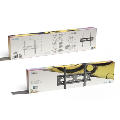 TooQ LP1072F-B Supporto TV a parete 177,8 cm (70") Nero