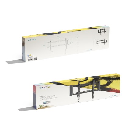 TooQ LP1073F-B Supporto TV a parete 177,8 cm (70") Nero