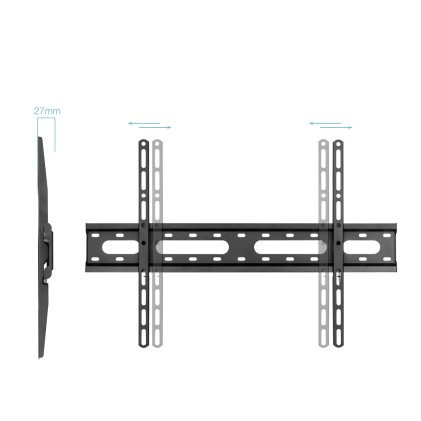 TooQ LP1082F-B Supporto TV a parete 2,03 m (80") Nero