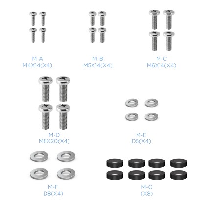 TooQ LP1242F-B Supporto TV a parete 106,7 cm (42") Nero