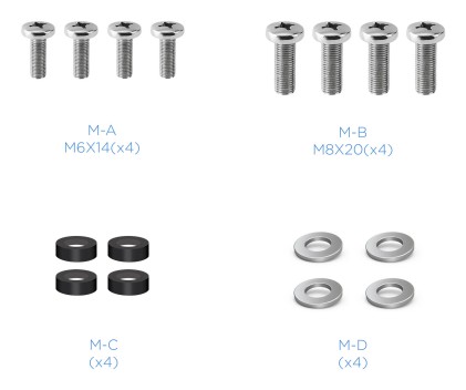 TooQ LP1343TN-B Supporto TV a parete 109,2 cm (43") Nero