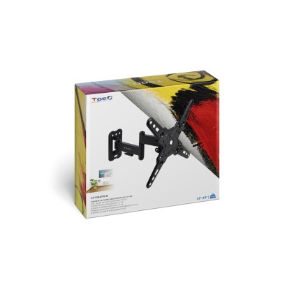 TooQ LP1344TN-B Supporto TV a parete 109,2 cm (43") Nero
