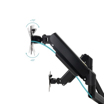 TooQ LP1434TNR-B Supporti a parete per TV 86,4 cm (34") Scrivania Bianco