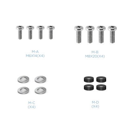 TooQ LP2255TN-B Supporto TV a parete 139,7 cm (55") Nero