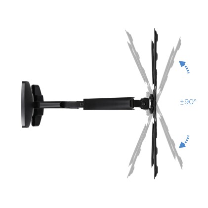 TooQ LP2355TN-B Supporto TV a parete 139,7 cm (55") Nero