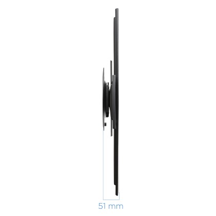TooQ LP3770F-R Supporto TV a parete 177,8 cm (70") Nero