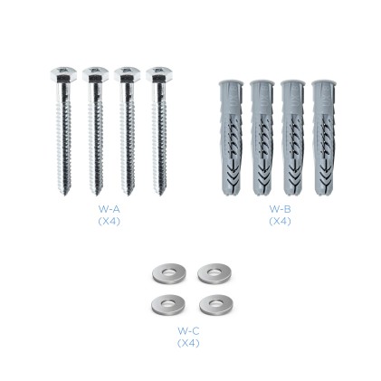 TooQ LP4155F-B Supporto TV a parete 139,7 cm (55") Nero