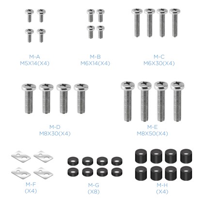 TooQ LP42130T-B Supporto TV a parete 2,54 m (100") Nero