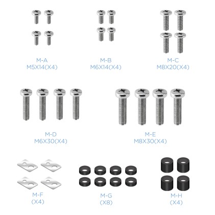 TooQ LP4360T-B Supporto TV a parete 152,4 cm (60") Nero