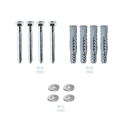 TooQ LP4360T-B Supporto TV a parete 152,4 cm (60") Nero