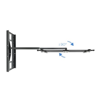 TooQ LP4380XL-B Supporto TV a parete 2,03 m (80") Nero
