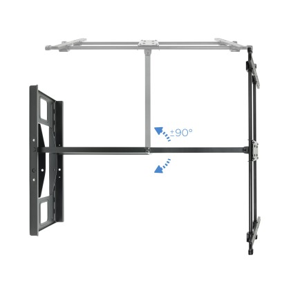 TooQ LP4380XL-B Supporto TV a parete 2,03 m (80") Nero