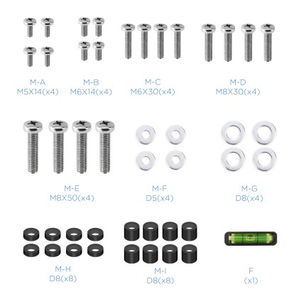 TooQ LP4390F-B Supporto TV a parete 2,29 m (90") Nero