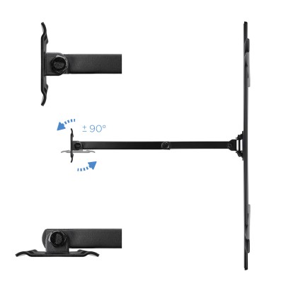 TooQ LP6070TN-B Supporto TV a parete 177,8 cm (70") Nero