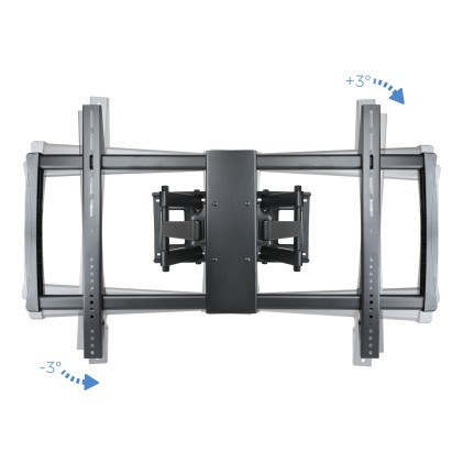 TooQ LP75100TN-B Supporto TV a parete 152,4 cm (60") Nero