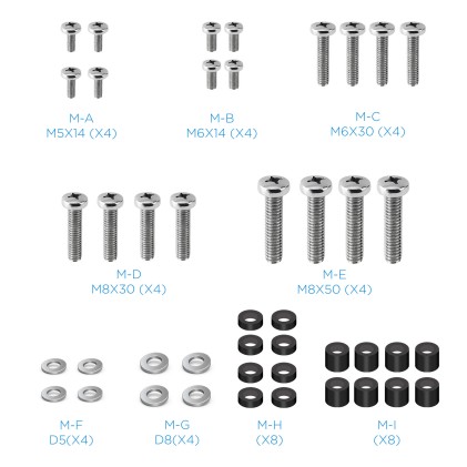 TooQ LPCE1123TSLI-B Supporto TV a parete 139,7 cm (55") Nero