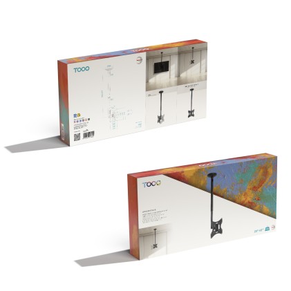 TooQ LPCE2301TSLI-B Supporto TV a parete 106,7 cm (42") Nero