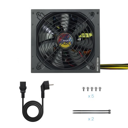 TooQ TQAPOLO-700SP alimentatore per computer 700 W 20+4 pin ATX ATX Nero