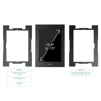 TooQ TQATTE2601-M-B supporto antifurto per tablet Nero 33 cm (13")