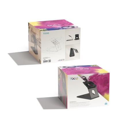 TooQ TQATWM3401-B carrello e supporto multimediale Nero Tablet