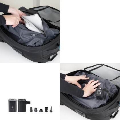 TooQ TQBP-V101-BK zaino Zaino da viaggio Nero Nylon
