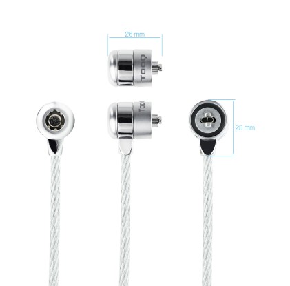 TooQ TQCLKC0025 cavo di sicurezza Argento 1,5 m