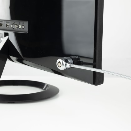 TooQ TQCLKC0025 cavo di sicurezza Argento 1,5 m