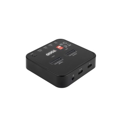 TooQ TQDS-201B docking station per unit&agrave; di archiviazione USB 3.2 Gen 2 (3.1 Gen 1) Type-C Nero