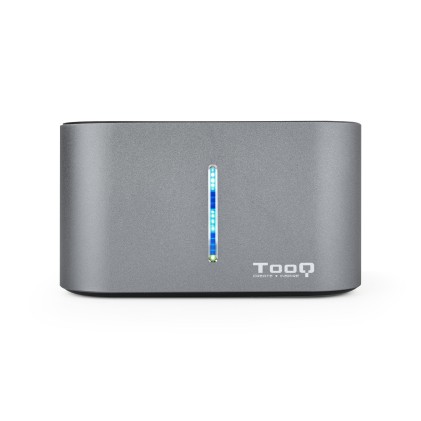 TooQ TQDS-805G docking station per unità di archiviazione USB 3.2 Gen 1 (3.1 Gen 1) Type-B Alluminio