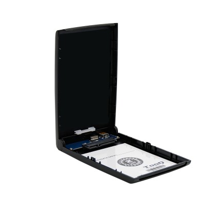 TooQ TQE-2526B contenitore di unità di archiviazione Box esterno HDD Nero 2.5" Alimentazione USB