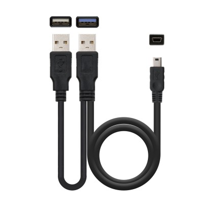 TooQ TQE-2526B contenitore di unità di archiviazione Box esterno HDD Nero 2.5" Alimentazione USB