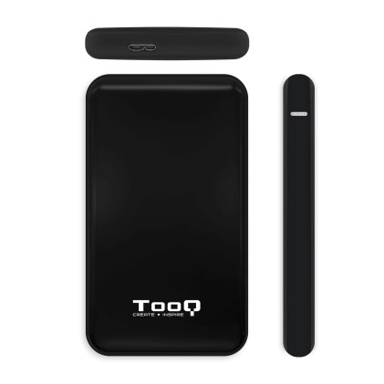 TooQ TQE-2528B contenitore di unit&agrave; di archiviazione Box esterno SSD Nero 2.5"
