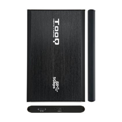 TooQ TQE-2529B contenitore di unit&agrave; di archiviazione Box esterno HDD/SSD Nero 2.5"