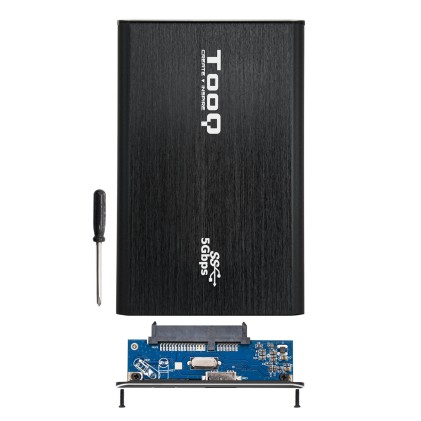TooQ TQE-2529B contenitore di unit&agrave; di archiviazione Box esterno HDD/SSD Nero 2.5"