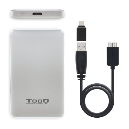 TooQ TQE-2531S contenitore di unit&agrave; di archiviazione Box esterno SSD Argento 2.5"